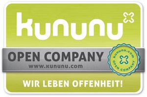 Kununu-Siegel Open Company. Wir leben Offenheit