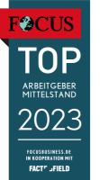 Fokus-Siegel Top Arbeitgeber Mittelstand 2023