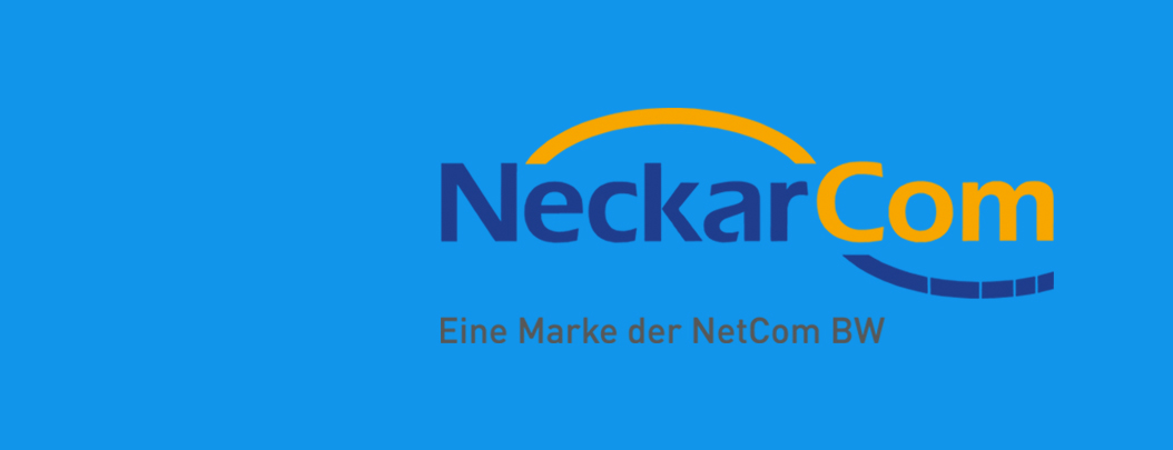 Logo NeckarCom einer Marke der NetCom BW regionaler Telefon- und Internetanbieter